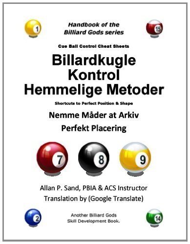 Cover for Allan P. Sand · Billardkugle Kontrol Hemmelige Metoder: Nemme Måder at Arkiv Perfekt Placering (Paperback Bog) [Danish edition] (2012)