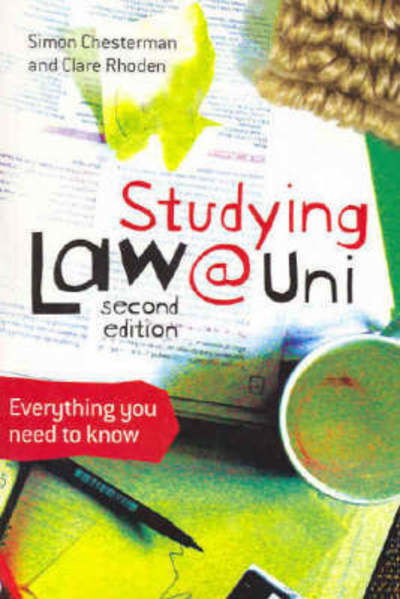 Studying Law at University: Everything you need to know - Simon Chesterman - Books - Taylor & Francis - 9781741146455 - April 1, 2005