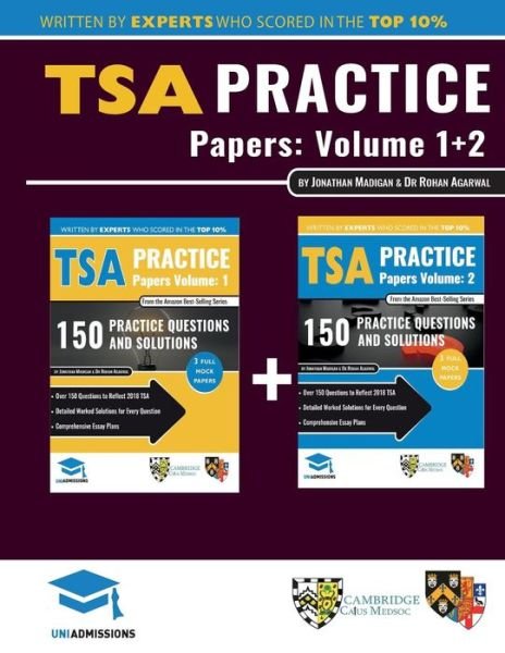 Cover for Rohan Agarwal · Tsa Practice Papers Volumes One Two (Paperback Book) (2018)