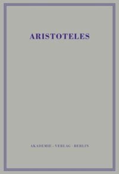 Cover for Aristoteles · Aristoteles: Eudemische Ethik (Hardcover Book) (1984)