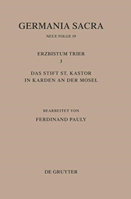 Cover for Das Erzbistum Trier (Hardcover Book) (1985)