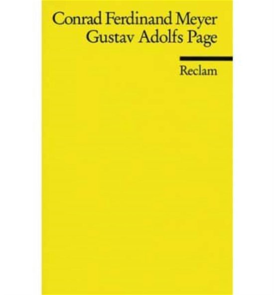 Cover for Meyer · Gustav Adolf's Page (Paperback Book)