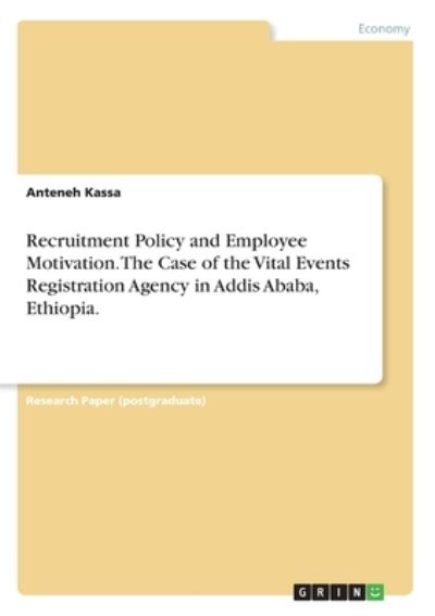 Cover for Kassa · Recruitment Policy and Employee M (Book)