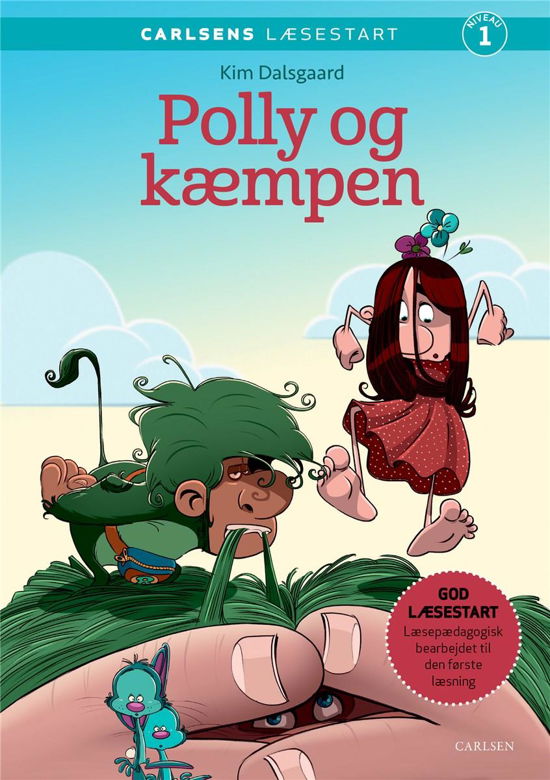 Cover for Kim Dalsgaard · Carlsens Læsestart: Carlsens Læsestart - Polly og kæmpen (Innbunden bok) [1. utgave] (2022)