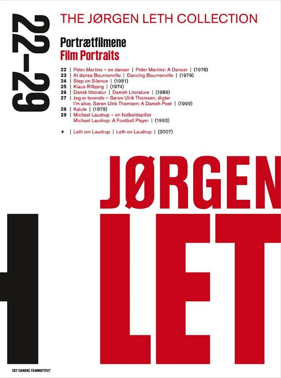 Cover for Jørgen Leth · The Jørgen Leth Collection: Jørgen Leth 5 - Portrætfilmene (DVD) [1. utgave] (2008)