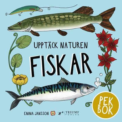 Upptäck naturen fiskar - Pekbok! - Emma Jansson - Książki - Triumf Förlag - 9789189083455 - 2022