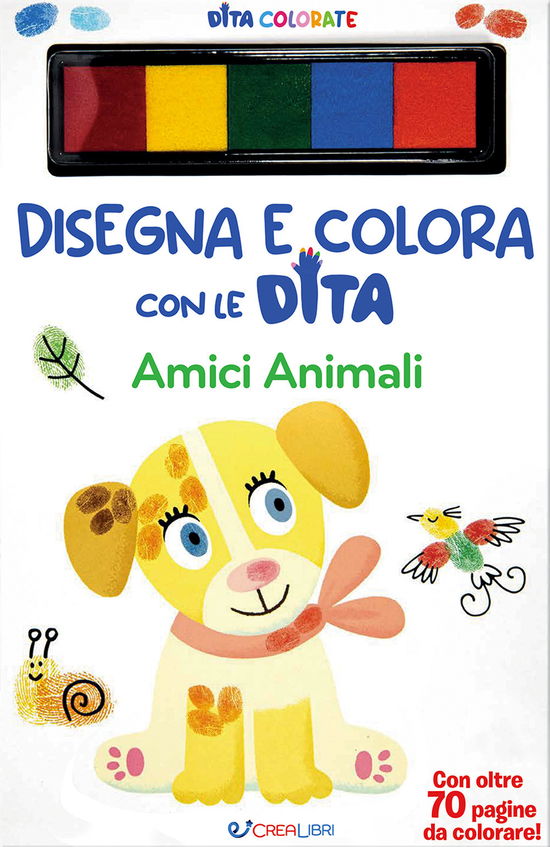 Cover for Elizabeth Golding · Amici Animali. Disegna E Colora Con Le Dita. Ediz. A Spirale (Book)