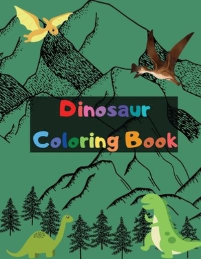 Cover for Bryan Davis · Dinosaur Coloring Book (Pocketbok) (2020)