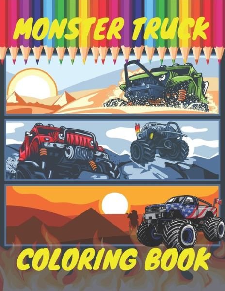 Cover for Mih Rider · Monster Truck Coloring Book (Pocketbok) (2020)