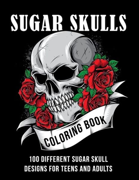Cover for Krazy Artz · Sugar Skull coloring book (Pocketbok) (2021)
