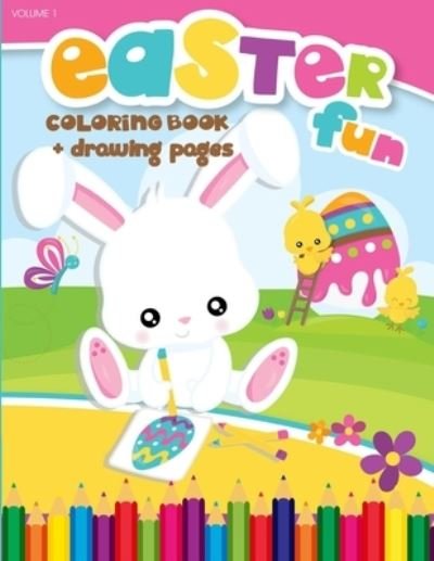 Cover for Easbook Tercolor · Easter Fun Coloring and Drawing Book (Paperback Book) (2021)
