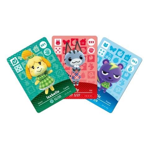 Animal Crossing Happy Home Designer Amiibo 3 Card Pack Series 4 3DS - Animal Crossing Happy Home Designer Amiibo 3 Card Pack Series 4 3DS - Game - Nintendo - 0045496371456 - June 17, 2016