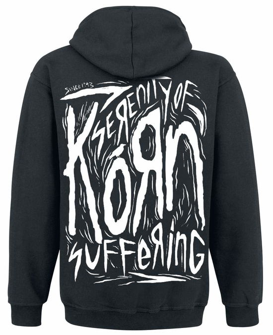 Scratched Type Zip Hood - Korn - Produtos - ROADRUNNER RECORDS - 0090317267456 - 