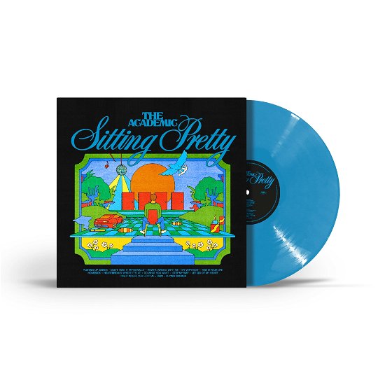 Cover for The Academic · Sitting Pretty  (Ltd. Blue Vinyl) (LP) (2023)