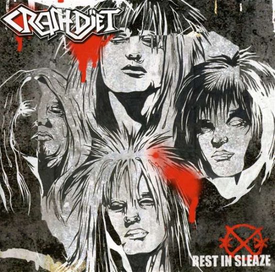 Cover for Crashdiet · Rest in Sleaze (CD) (1990)