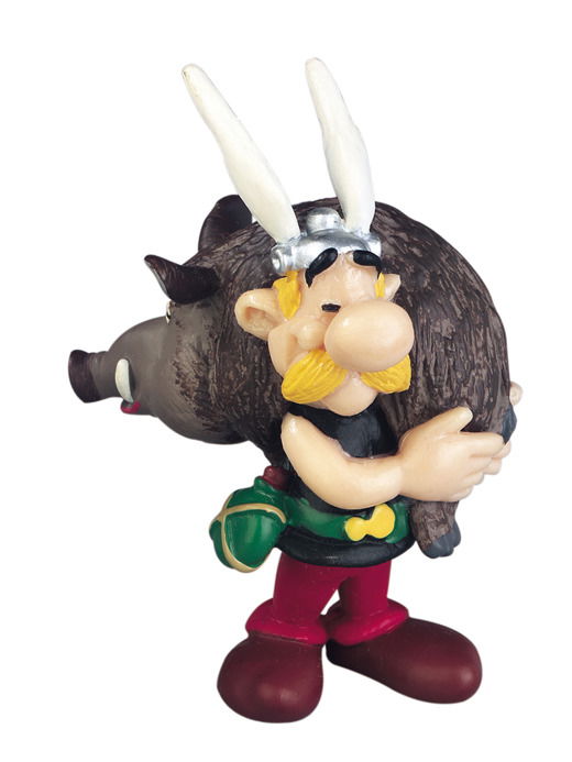 Miniature Asterix Holding A Boar 7 Cm - Plastoy 60545 - Merchandise - Plastoy - 3521320605456 - 13 juni 2023