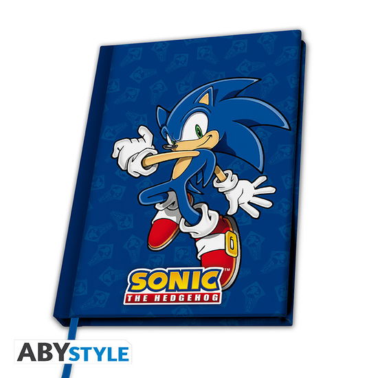 SONIC - A5 Notebook Sonic The Hedgehog X4 - Sonic - Produtos -  - 3665361078456 - 