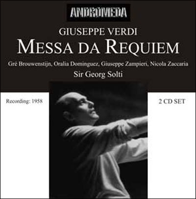 Messa Da Requiem - Verdi - Musiikki - Andromeda - 3830257490456 - 2012