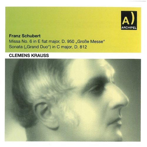 Cover for Schubert / Barylli / Wiener Phil / Krauss · Missa No 6 in E Flat Major D 950 (CD) (2010)