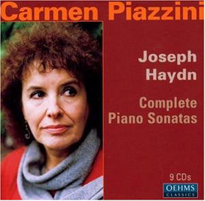 Cover for Carmen Piazzini · * Complete Piano Sonatas (CD) (2001)