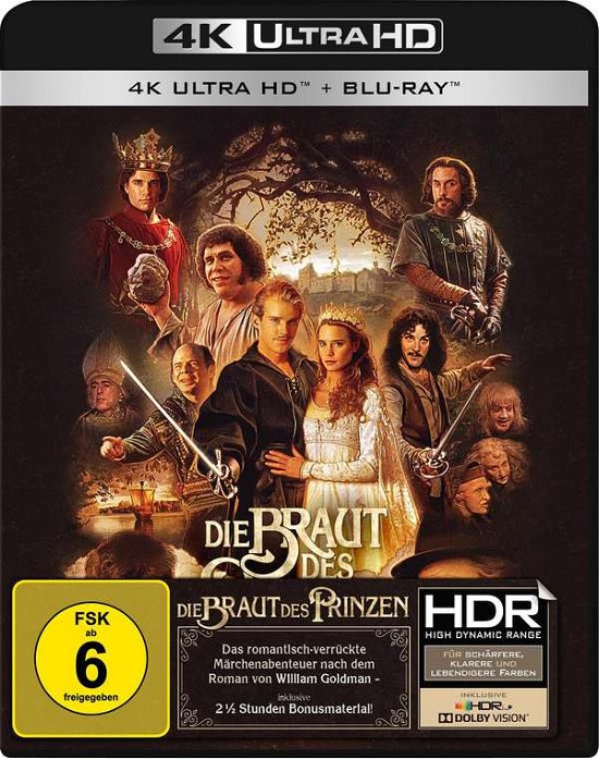 Cover for Rob Reiner · Die Braut Des Prinzen (4k Ultra Hd) (+blu-ray) (4K Ultra HD) (2020)