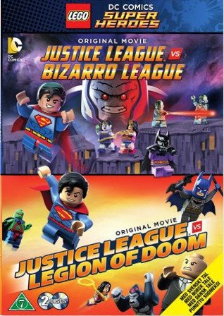 Cover for Lego DC Comics Super Heroes · Justice League Vs. Bizarro / Justice League Vs. Legion Of Doom (DVD) (2015)