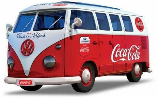 Airfix - Quickbuild Coca-cola Vw Camper Van (6/20) * - Airfix - Andere - Airfix-Humbrol - 5055286668456 - 