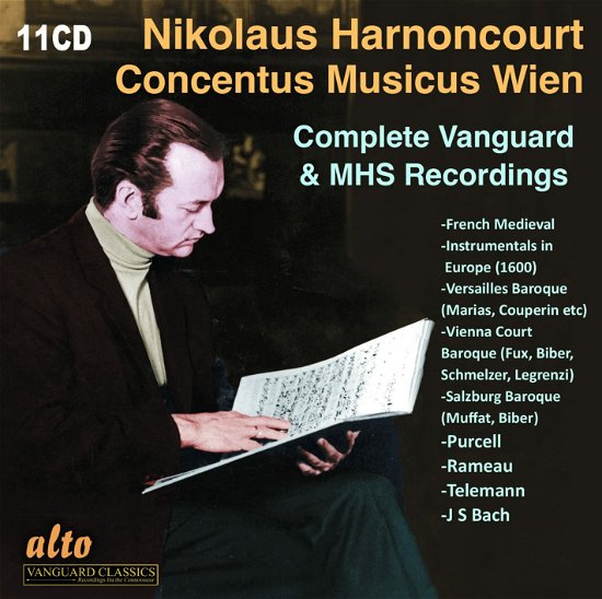 Cover for Nikolaus Harnoncourt &amp; Concentus Musicus Wien · Nikolaus Harnoncourt / Concentus Musicus Wien Complete Vanguard &amp; Mhs Recordings (CD) (2022)