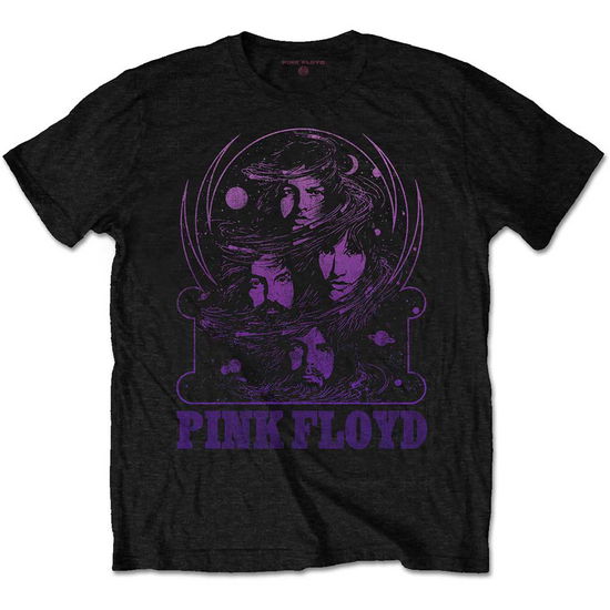 Cover for Pink Floyd · Pink Floyd Unisex T-Shirt: Purple Swirl (T-shirt) [size M] [Black - Unisex edition]