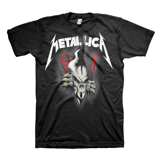 Metallica Unisex T-Shirt: 40th Anniversary Ripper - Metallica - Fanituote - PHD - 5056187753456 - perjantai 17. joulukuuta 2021