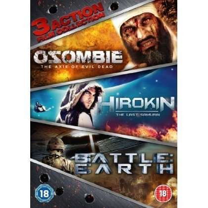 Cover for 3 Action Film Collection · Osombie / Hirokin - The Last Samurai / Battle Earth (DVD) (2013)