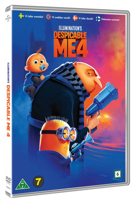 Cover for Despicable Me · Despicable Me 4 (Grusomme Mig 4) (DVD) (2024)