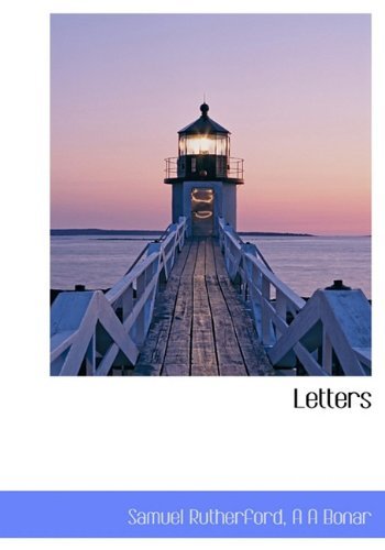 Cover for A a Bonar · Letters (Hardcover Book) (2009)