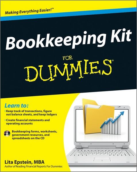 Cover for Epstein, Lita (University of Phoenix) · Bookkeeping Kit For Dummies (Bog) (2012)