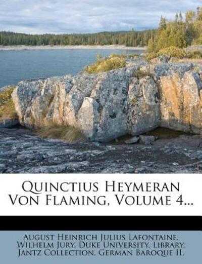 Cover for Lafontaine · Quinctius Heymeran von Flami (Book) (2012)