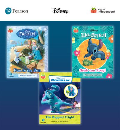 Pearson Bug Club Disney Reception Pack B, including decodable phonics readers for phases 2 and 3; Frozen: Fun in the Sun, Lilo and Stitch: Grab that Frog!, Monsters, Inc: The Biggest Fright - Bug Club - Catherine Baker - Livres - Pearson Education Limited - 9781292720456 - 10 novembre 2022