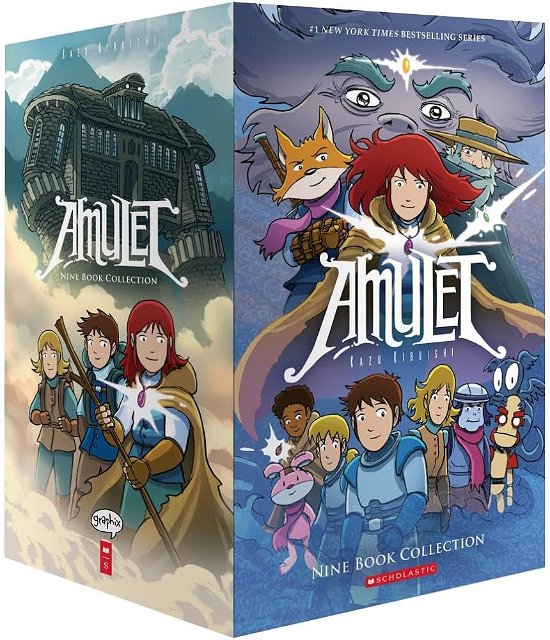 Amulet Box set 1-9 - Kazu Kibuishi - Bøker - ProQuest LLC - 9781339043456 - 1. februar 2024