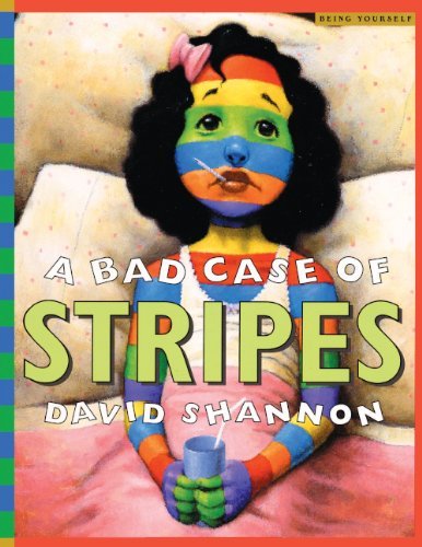 Cover for David Shannon · A Bad Case of Stripes (Turtleback School &amp; Library Binding Edition) (Being Yourself) (Hardcover Book) [Turtleback School &amp; Library Binding edition] (2004)
