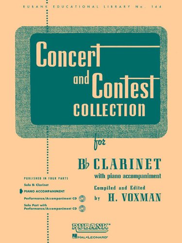 Cover for H. Voxman · Concert &amp; Contest Collection Clarinet Pa (Paperback Book) (2017)