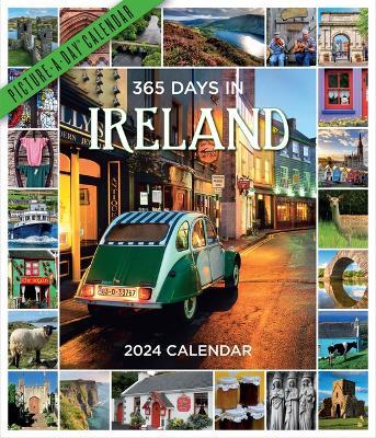 Cover for Workman Calendars · 365 Days in Ireland Picture-A-Day Wall Calendar 2024: For Travelers (Calendar) (2023)