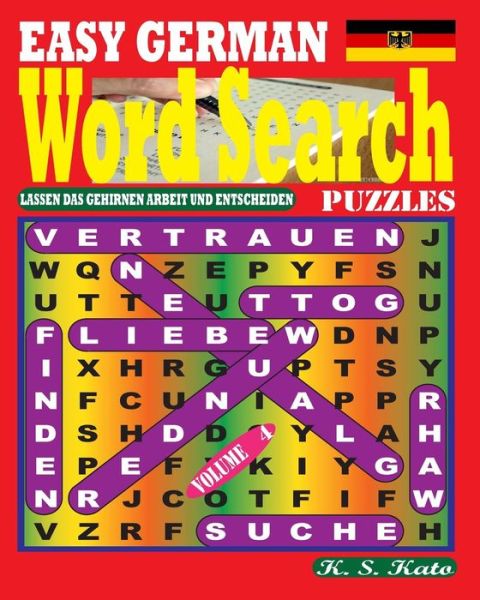 Cover for K S Kato · Easy German Word Search Puzzles. Vol. 4 (Paperback Book) (2017)