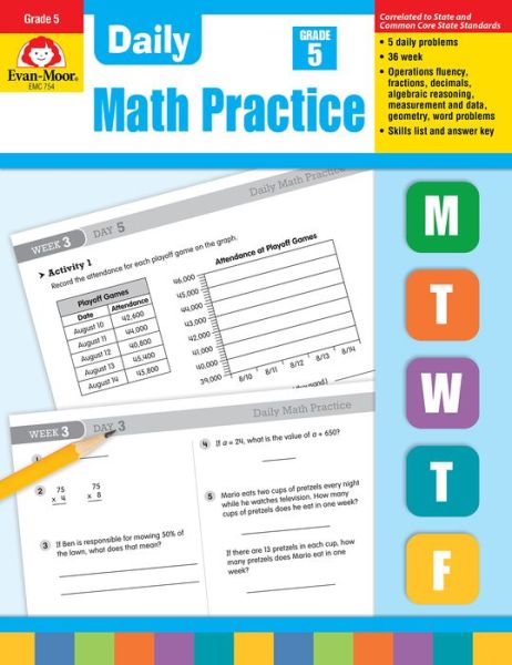 Cover for Jill Norris · Daily Common Core Math Practice, Grade 5 (Teacher) (Paperback Book) (1999)