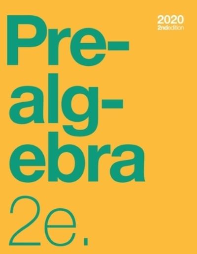 Cover for Lynn Marecek · Prealgebra 2e Textbook (2nd Edition) (paperback, B&amp;w) (Bok) (2023)