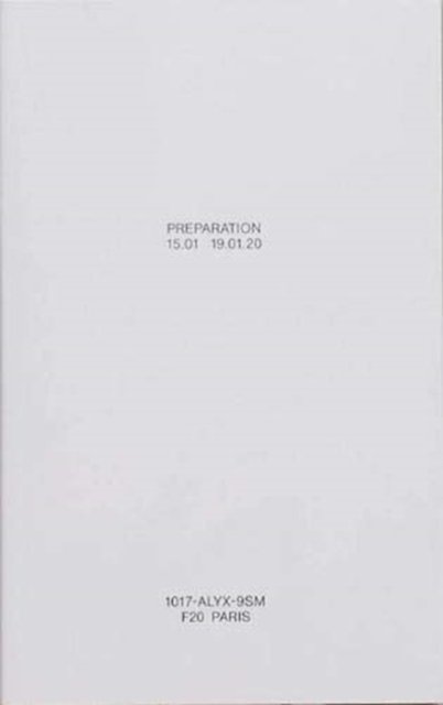 Cover for 1017-alyx-9sm · Preparation F20 - Preparation (Paperback Book) (2020)