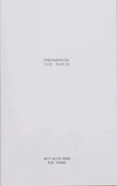 Cover for 1017-alyx-9sm · Preparation F20 (Paperback Book) (2020)