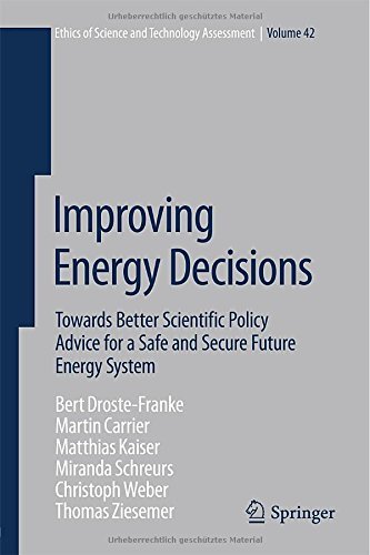Cover for Bert Droste-Franke · Improving Energy Decisions: Towards Better Scientific Policy Advice for a Safe and Secure Future Energy System - Ethics of Science and Technology Assessment (Hardcover Book) [2015 edition] (2014)