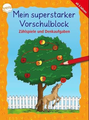 Cover for Katrin Merle · Mein superstarker Vorschulblock. Zählspiele und Denkaufgaben (Paperback Bog) (2021)