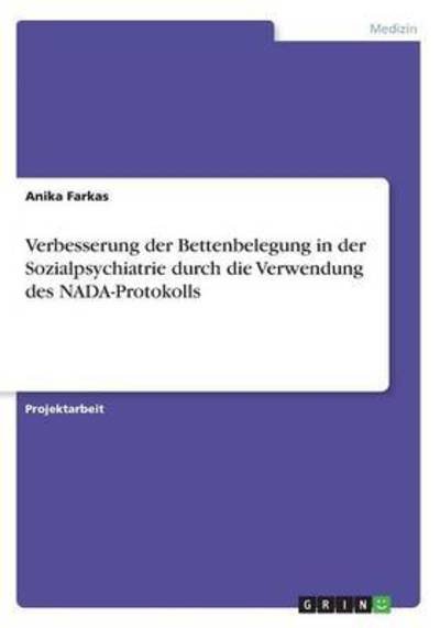 Cover for Farkas · Verbesserung der Bettenbelegung (Buch) (2016)