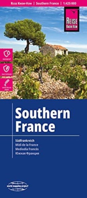 Cover for Southern France (1:425.000) (Map) (2023)
