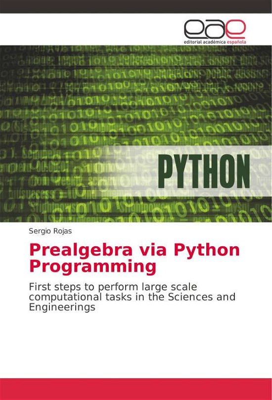 Cover for Rojas · Prealgebra via Python Programming (Book) (2018)